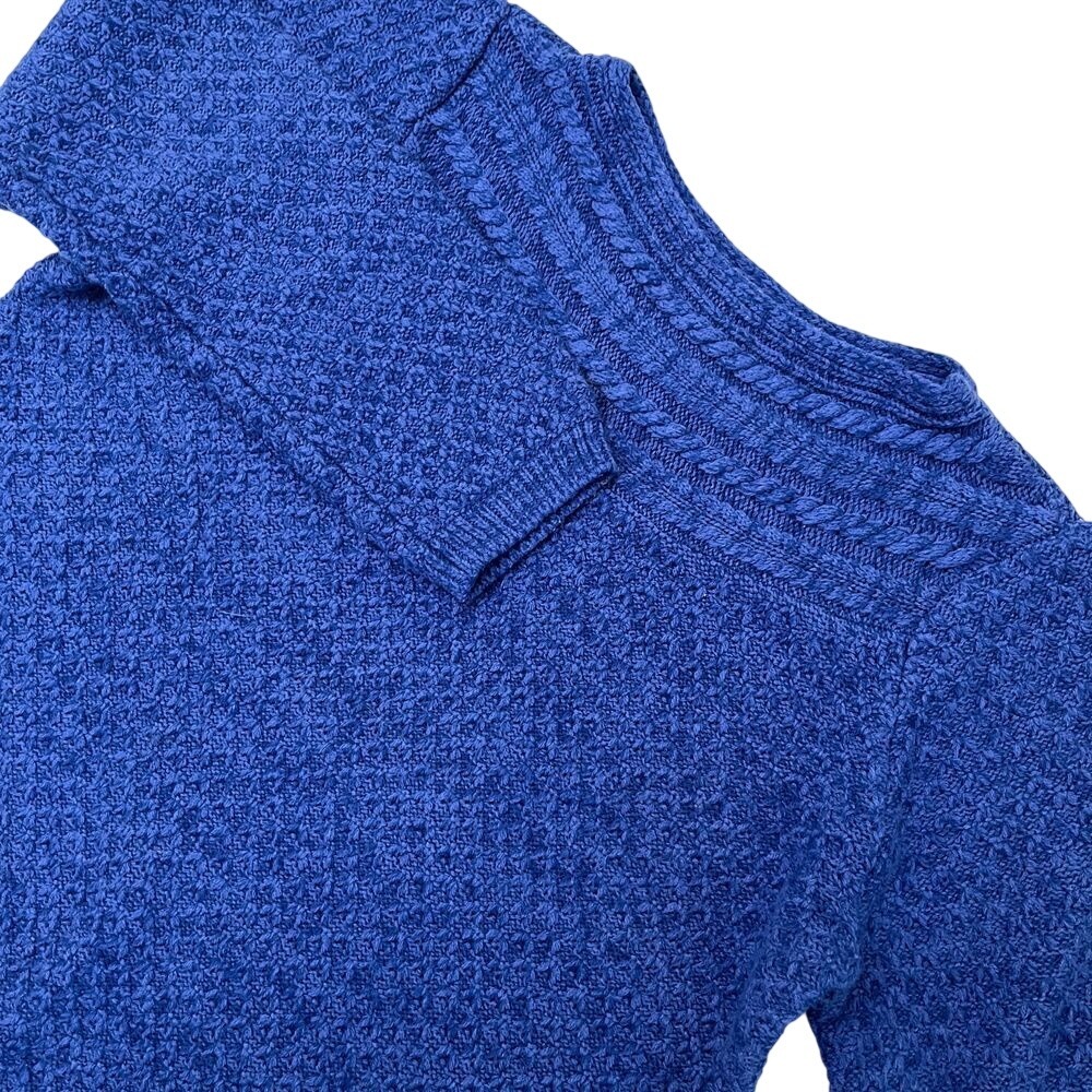 Croft & Barrow Cable Knit Blue XL Pullover Sweater Croft & Barrow Casual‎ 411